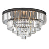 Palacial 31'' Wide 6-Light Flush Mount - Oil Rubbed Bronze