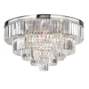 Palacial 31'' Wide 6-Light Flush Mount - Polished Chrome