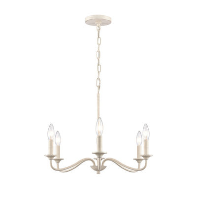 Quinn 30'' Wide 6-Light Chandelier - Antique White