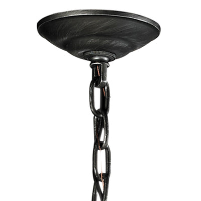 Renaissance Invention 30'' Wide 6-Light Chandelier - Weathered Zinc