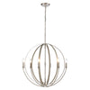 Rotunde 26'' Wide 6-Light Chandelier - Beechwood