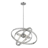 Saturn 24'' Wide 6-Light Chandelier - Chrome