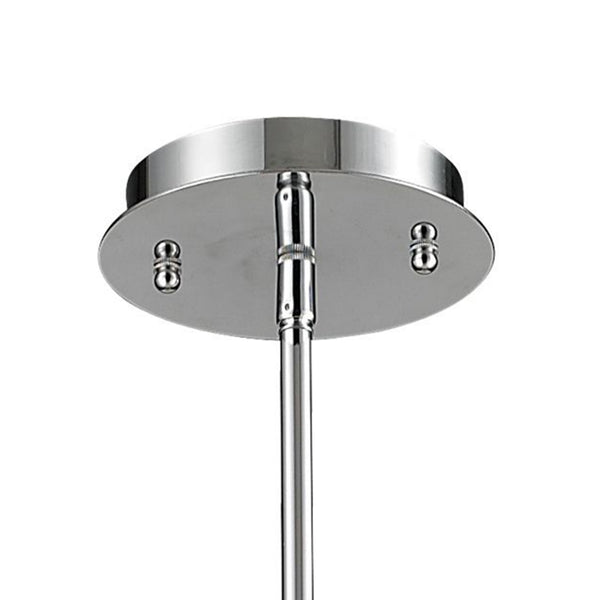 Saturn 24'' Wide 6-Light Chandelier - Chrome