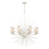 Sea Urchin 34'' Wide 8-Light Chandelier - White Coral