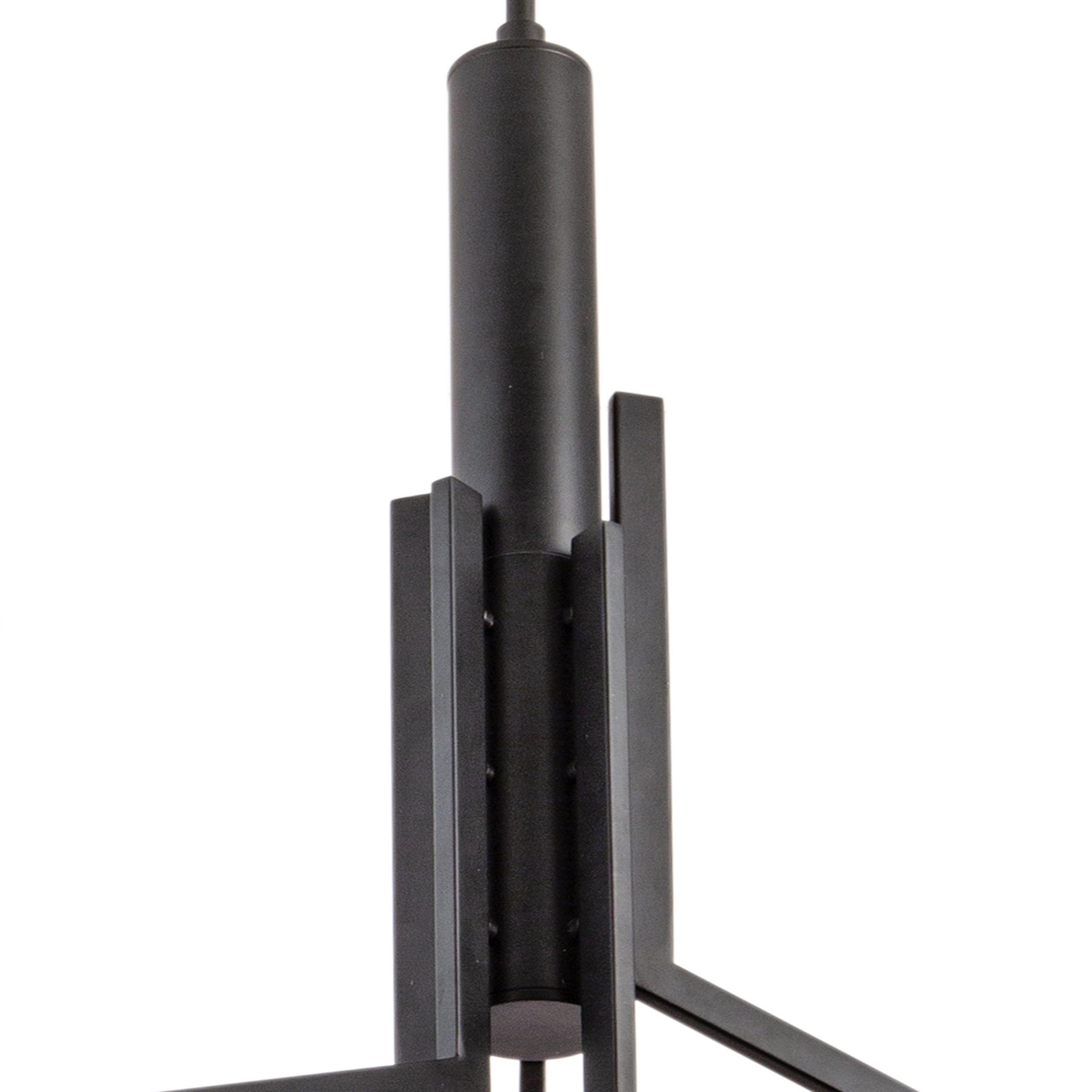 Stripe 31.75'' Wide 10-Light Chandelier - Matte Black