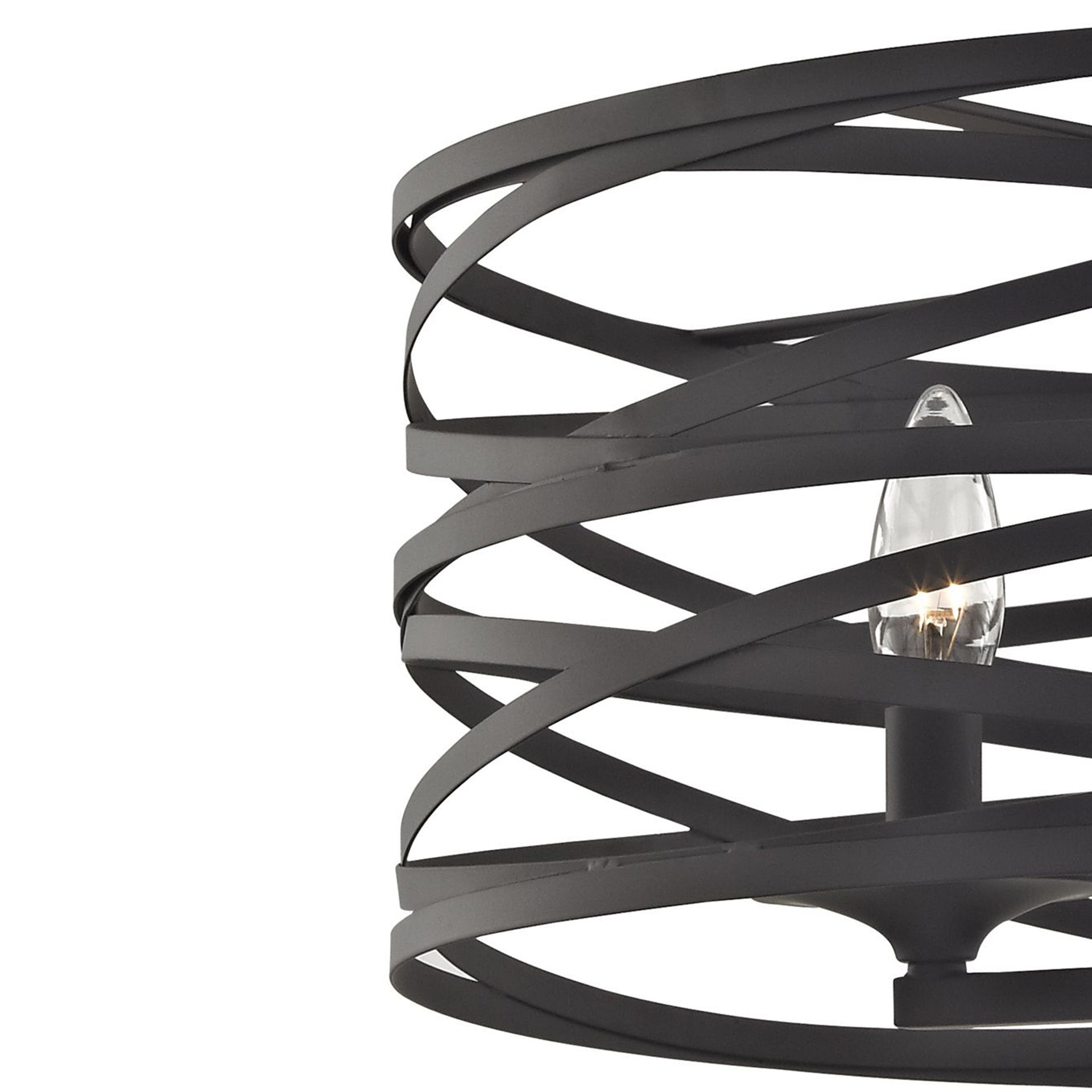 Vorticy 20'' Wide 4-Light Chandelier - Oil Rubbed Bronze