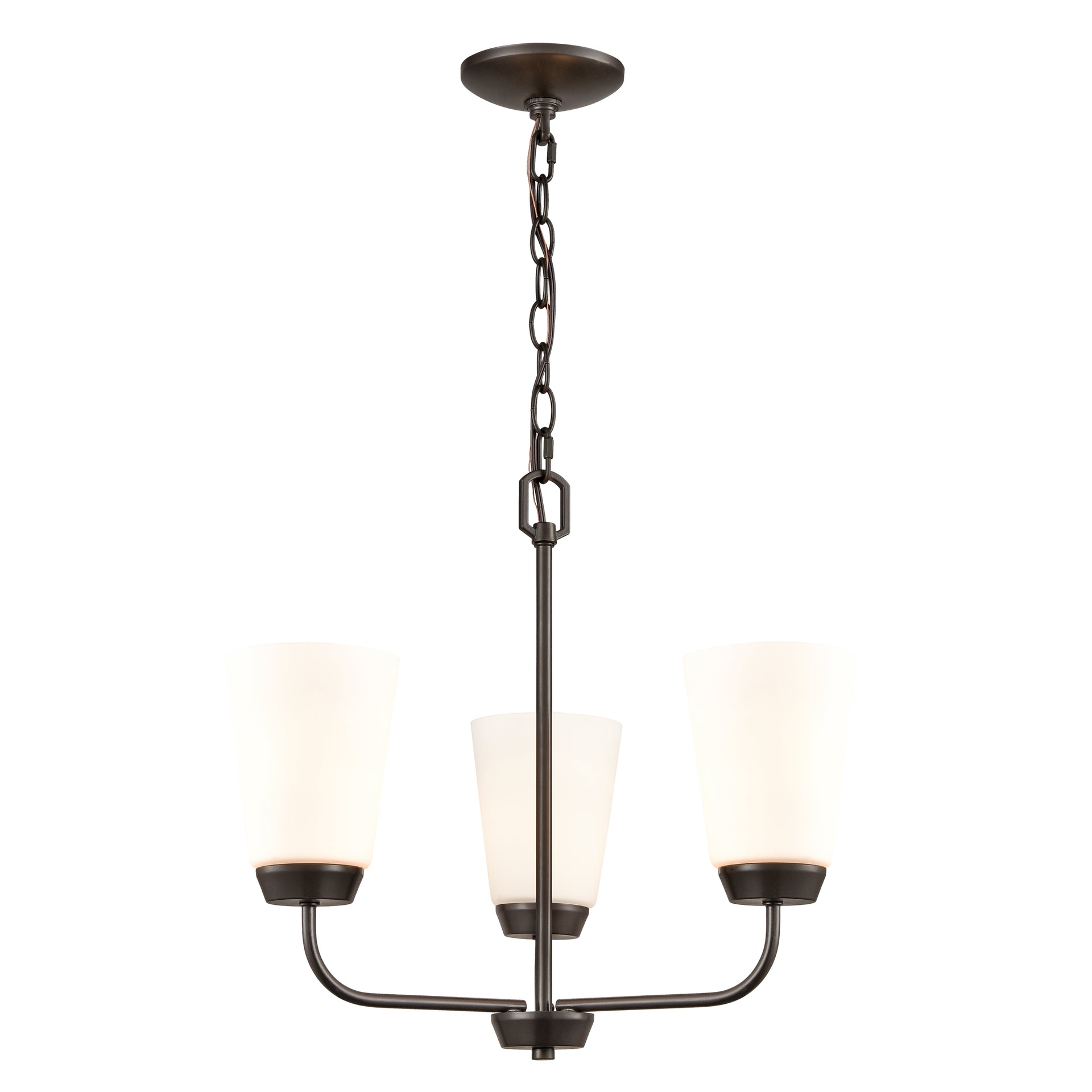 Winslow 19'' Wide 3-Light Chandelier - Oil Rubbed Bronze