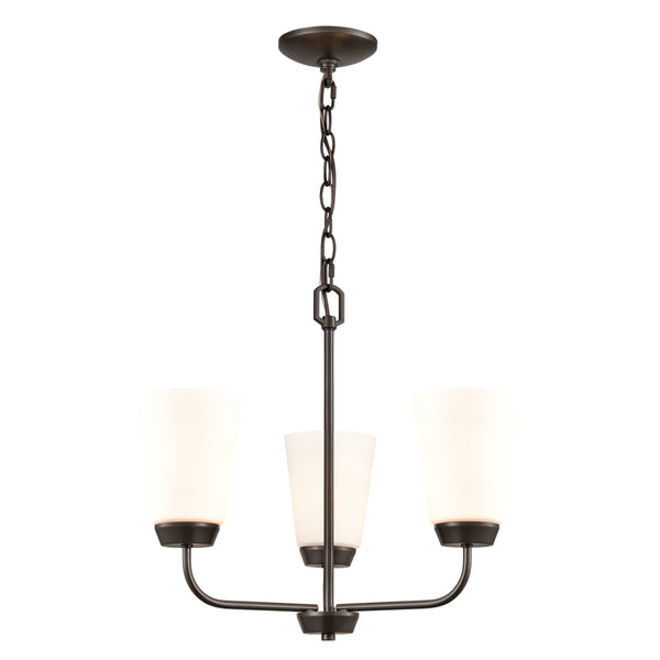 Winslow 19'' Wide 3-Light Chandelier - Oil Rubbed Bronze