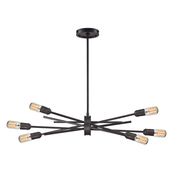 Xenia 31'' Wide 6-Light Chandelier - Oil Rubbed Bronze