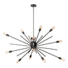 Xenia 54'' Wide 14-Light Chandelier - Oil Rubbed Bronze