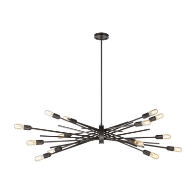 Xenia 54'' Wide 14-Light Chandelier - Oil Rubbed Bronze