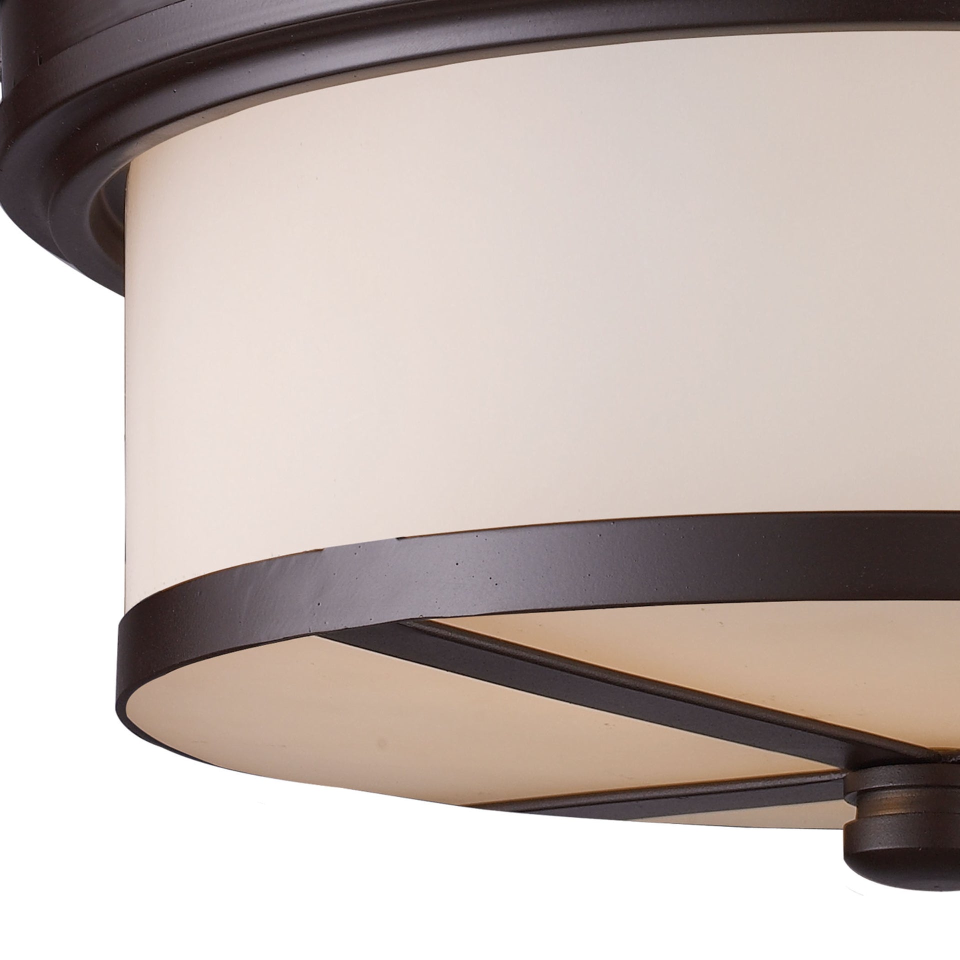 Noor 13'' Wide 2-Light Flush Mount - Oiled Bronze