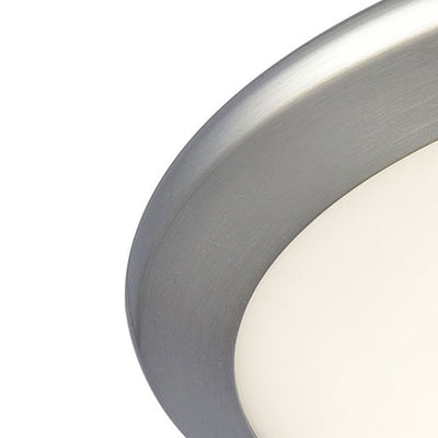 Clancy 12'' Wide 1-Light Flush Mount - Chrome