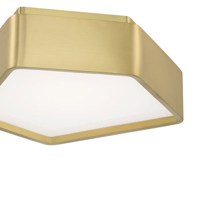 Fenway 12.25'' Wide Integrated LED Flush Mount - Satin Brass