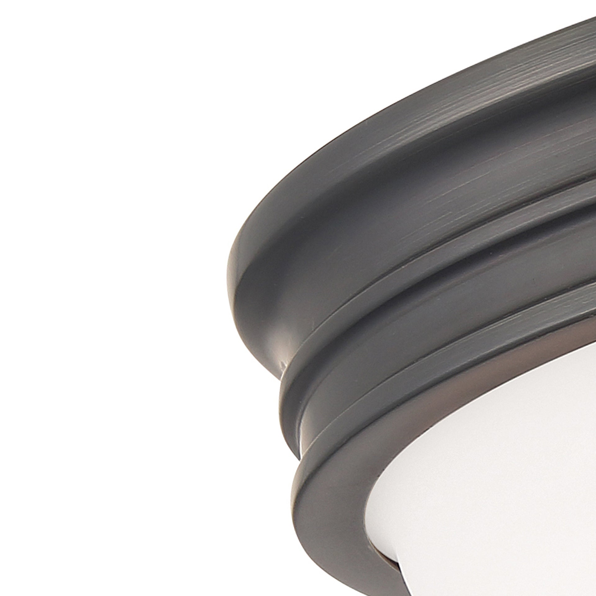 Galen 14'' Wide 3-Light Flush Mount - Oil Rubbed Bronze