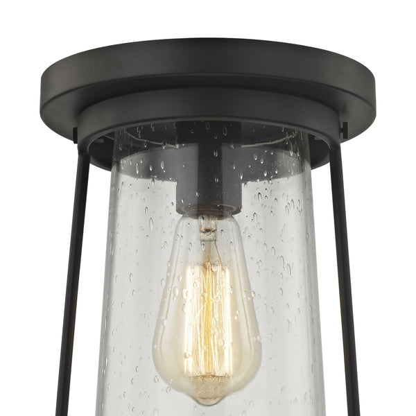 Hamel 8'' Wide 1-Light Flush Mount - Oil Rubbed Bronze
