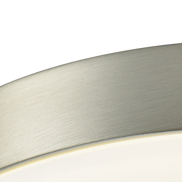 Holmby 11'' Wide 1-Light Flush Mount - Satin Nickel