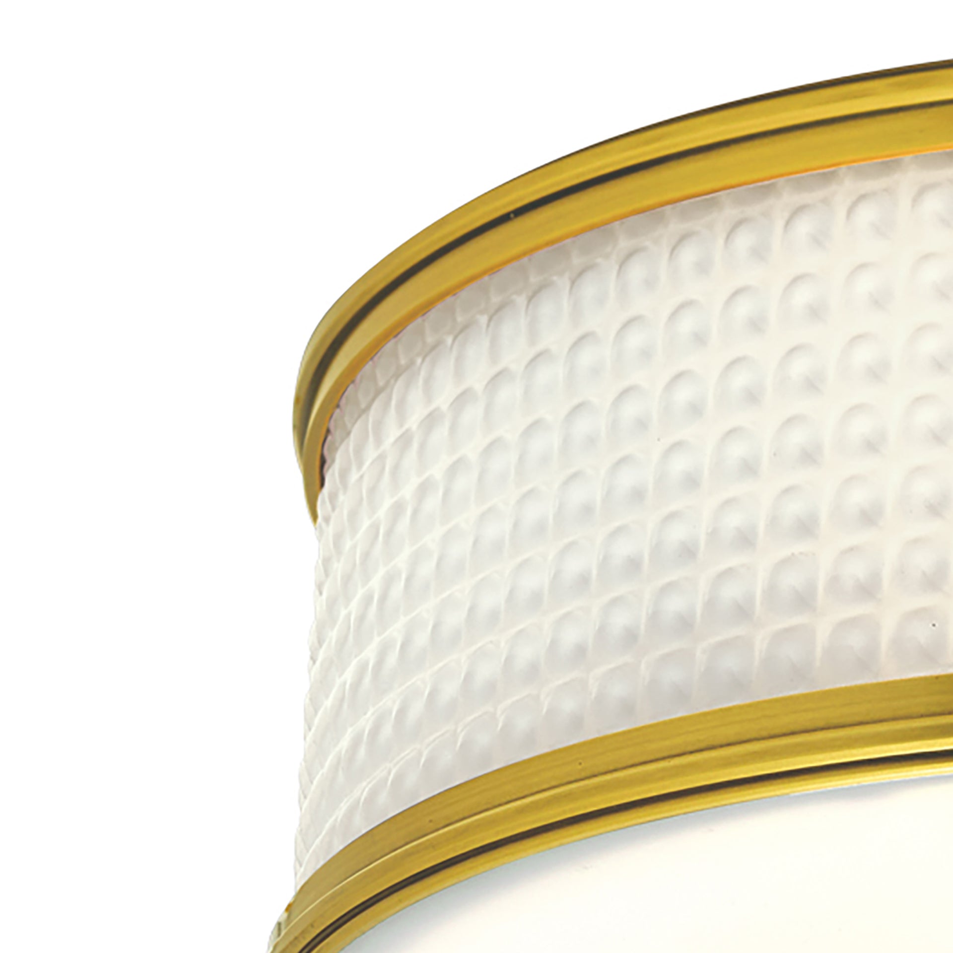 Prism 16.75'' Wide 3-Light Flush Mount - Satin Brass