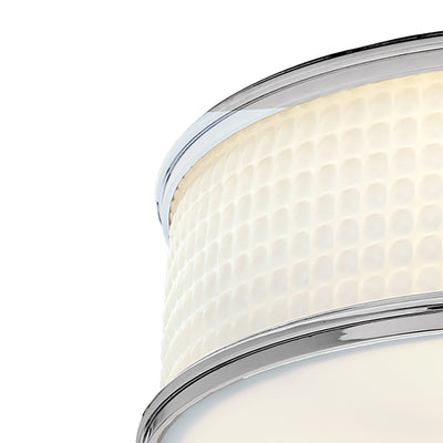 Prism 16.75'' Wide 3-Light Flush Mount - Polished Nickel