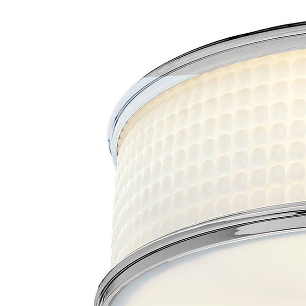 Prism 16.75'' Wide 3-Light Flush Mount - Polished Nickel