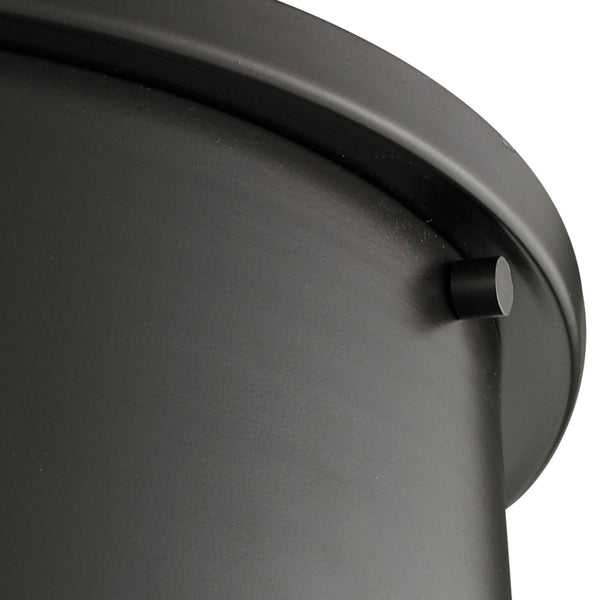 Simpson 14'' Wide 3-Light Flush Mount - Oil Rubbed Bronze