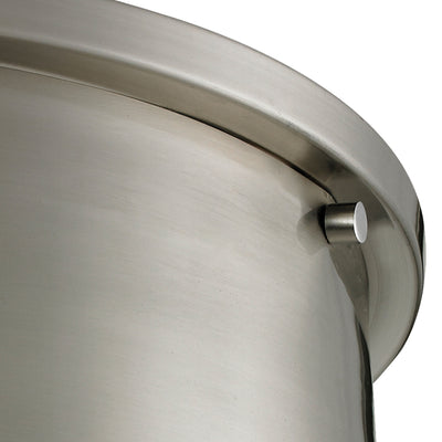Simpson 14'' Wide 3-Light Flush Mount - Brushed Nickel
