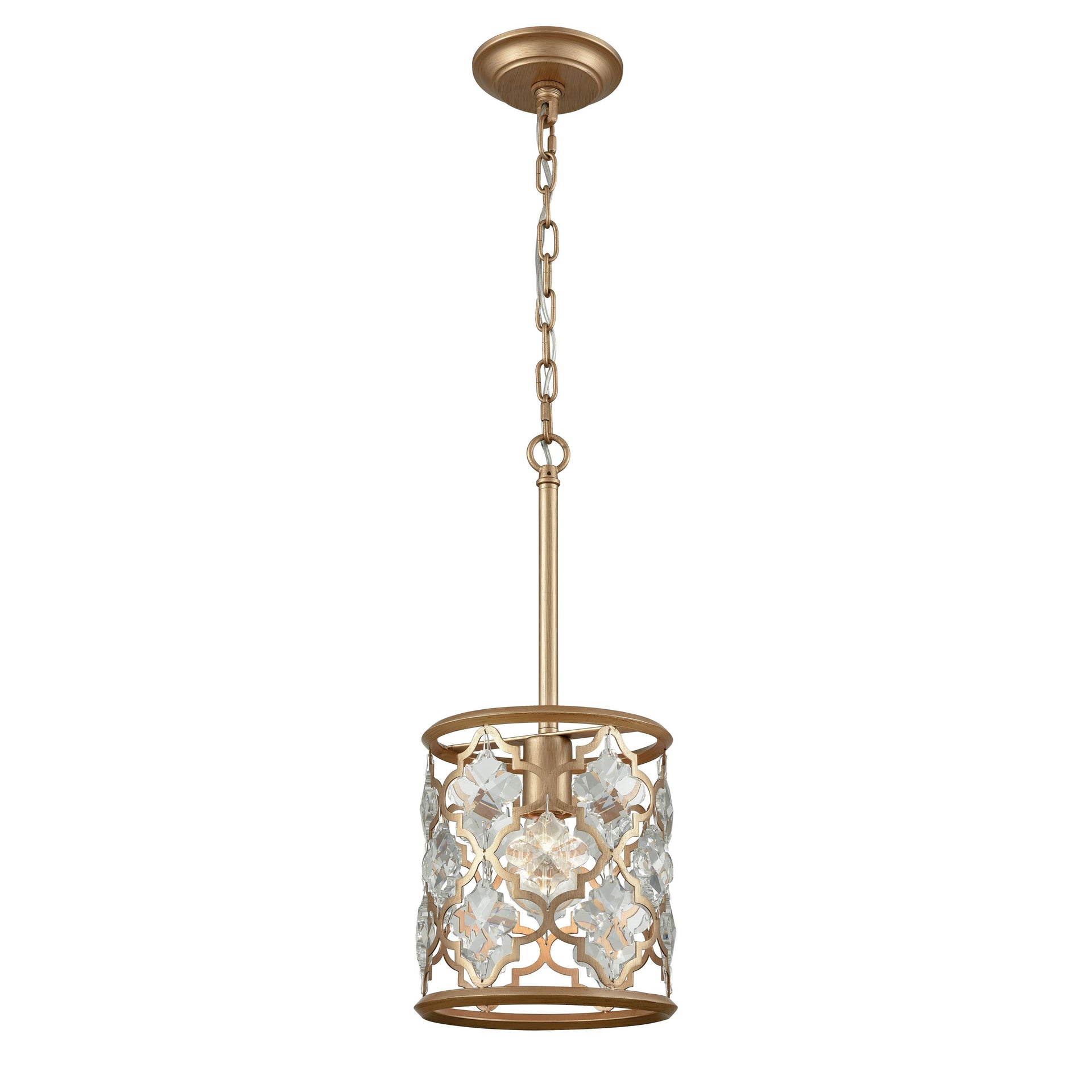 Armand 8'' Wide 1-Light Mini Pendant - Matte Gold