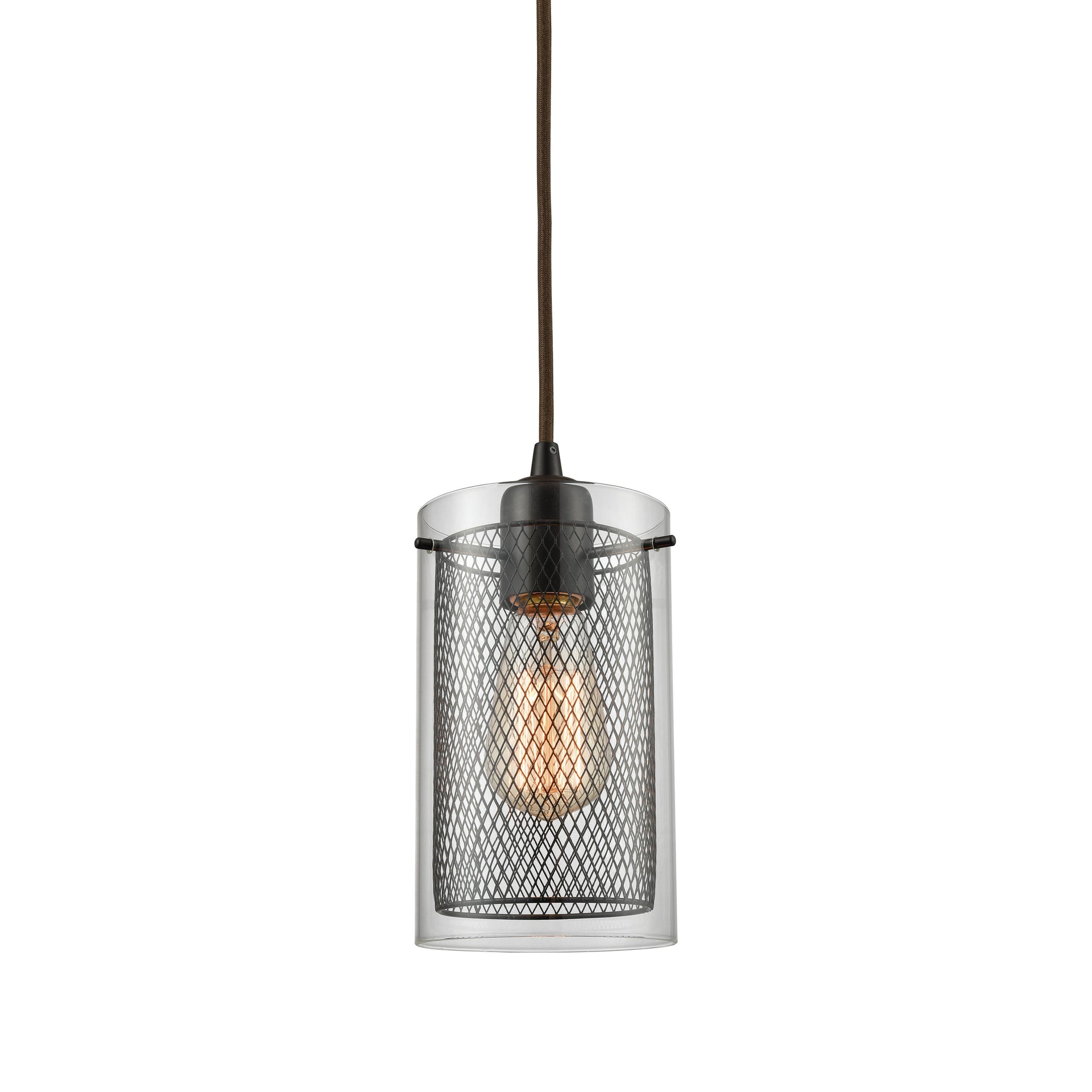 Brant 5'' Wide 1-Light Mini Pendant - Oil Rubbed Bronze