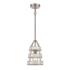 Brigantine 7'' Wide 1-Light Mini Pendant - Satin Nickel