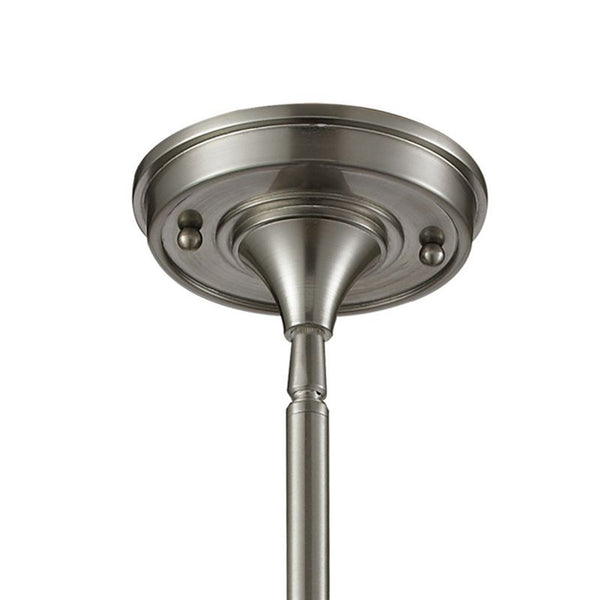 Carolton 8'' Wide 1-Light Mini Pendant - Brushed Nickel