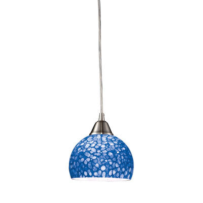 Cira 6'' Wide 1-Light Mini Pendant - Satin Nickel