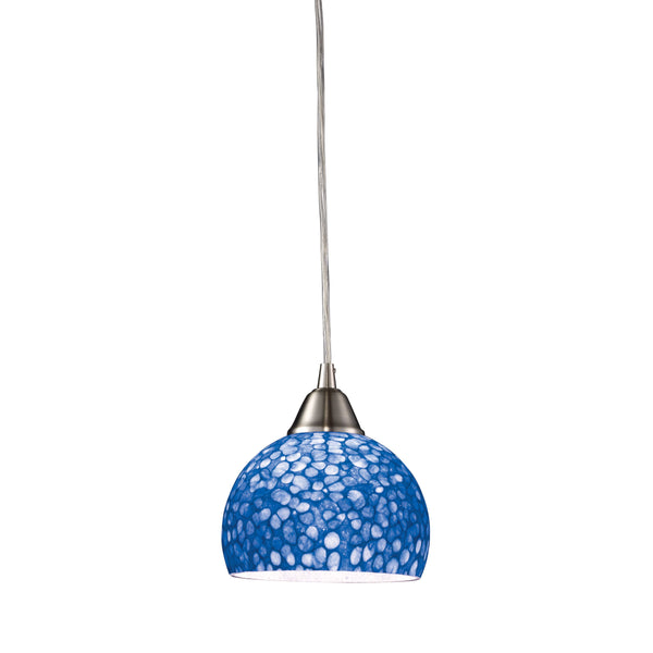 Cira 6'' Wide 1-Light Mini Pendant - Satin Nickel