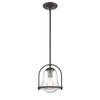 Connection 8'' Wide 1-Light Mini Pendant - Oil Rubbed Bronze