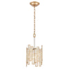 Equilibrium 8'' Wide 1-Light Mini Pendant - Matte Gold