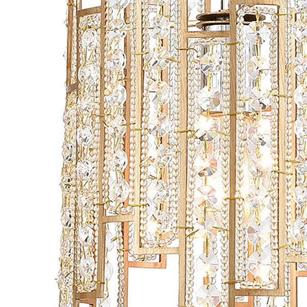 Equilibrium 8'' Wide 1-Light Mini Pendant - Matte Gold