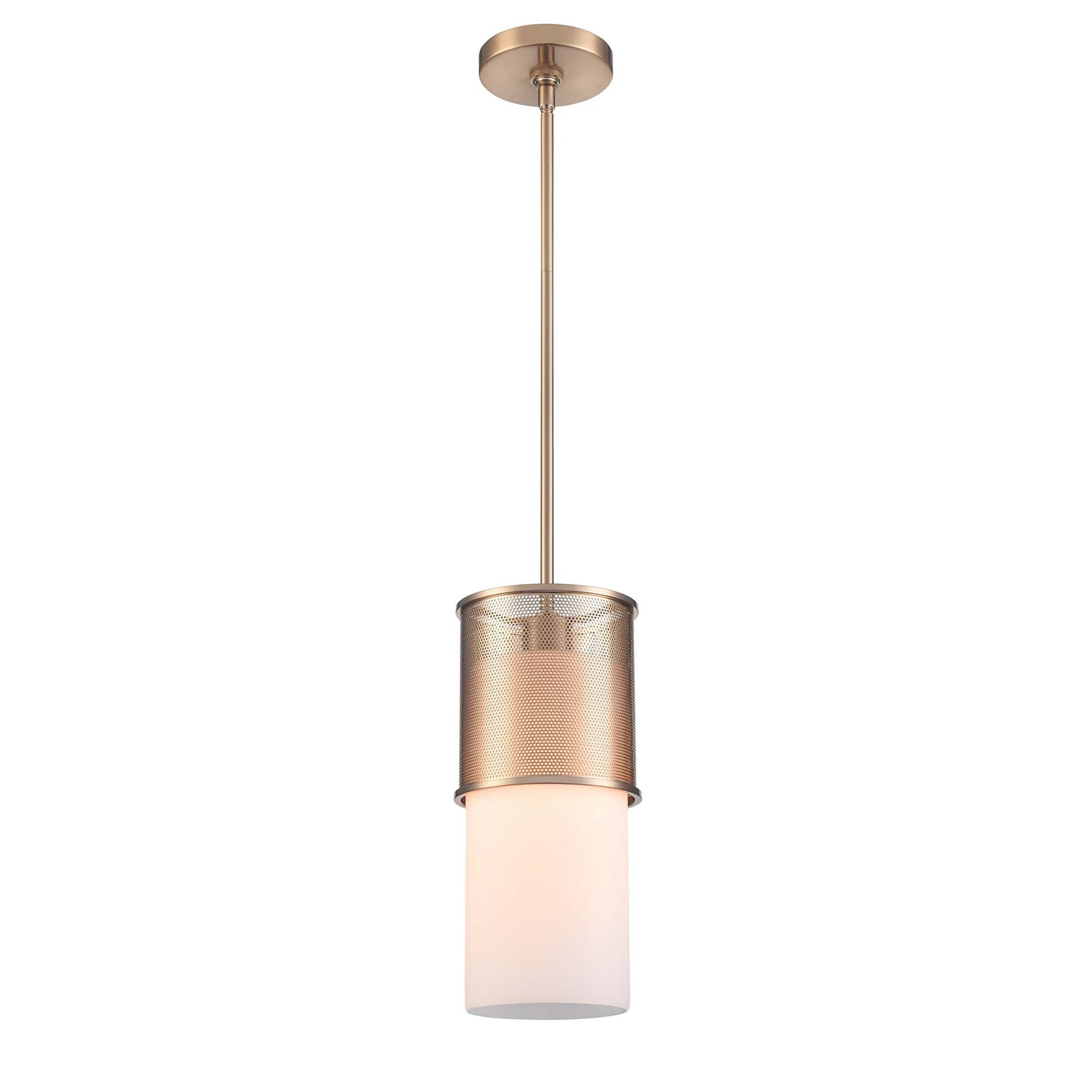 Esteem 6'' Wide 1-Light Mini Pendant - Aged Brass