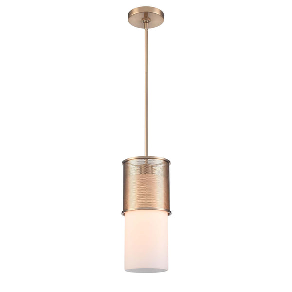 Esteem 6'' Wide 1-Light Mini Pendant - Aged Brass