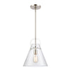 Gabby 11'' Wide 1-Light Mini Pendant - Polished Nickel