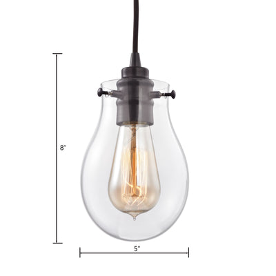 Jaelyn 5'' Wide 1-Light Mini Pendant - Oil Rubbed Bronze