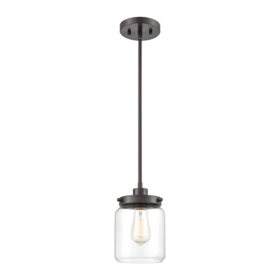 Mason 6'' Wide 1-Light Mini Pendant - Oil Rubbed Bronze