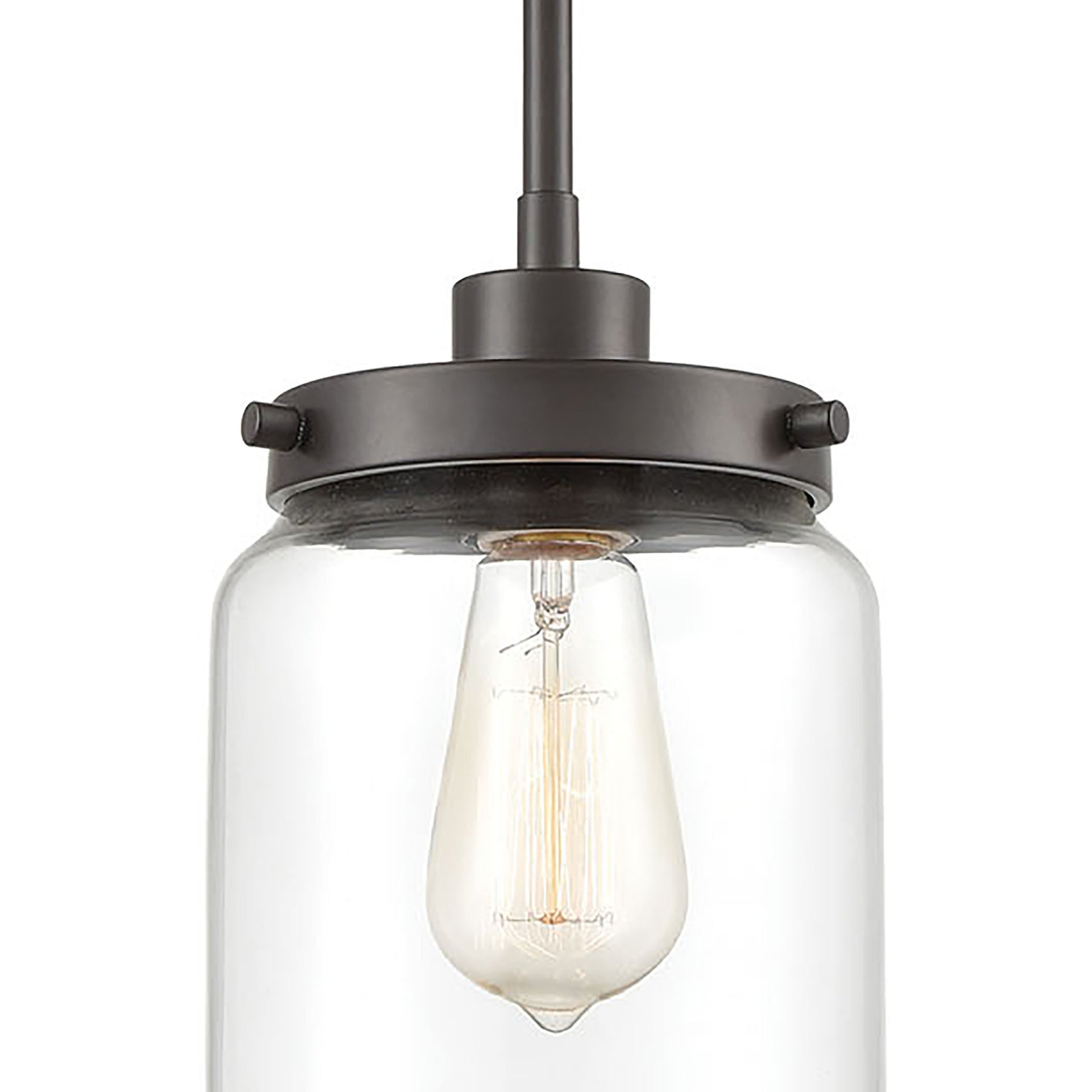 Mason 6'' Wide 1-Light Mini Pendant - Oil Rubbed Bronze