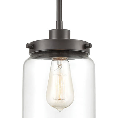 Mason 6'' Wide 1-Light Mini Pendant - Oil Rubbed Bronze