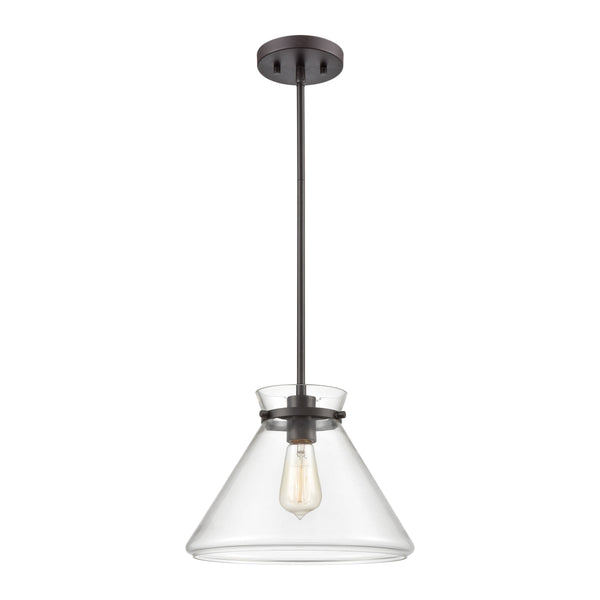 Mickley 12'' Wide 1-Light Mini Pendant - Oil Rubbed Bronze