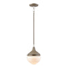 Mid-Century Schoolhouse 12'' Wide 1-Light Mini Pendant - Pecan