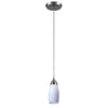 Milan 3'' Wide 1-Light Mini Pendant - Satin Nickel with Simple White Glass
