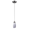 Milan 3'' Wide 1-Light Mini Pendant - Satin Nickel with Snow White Glass