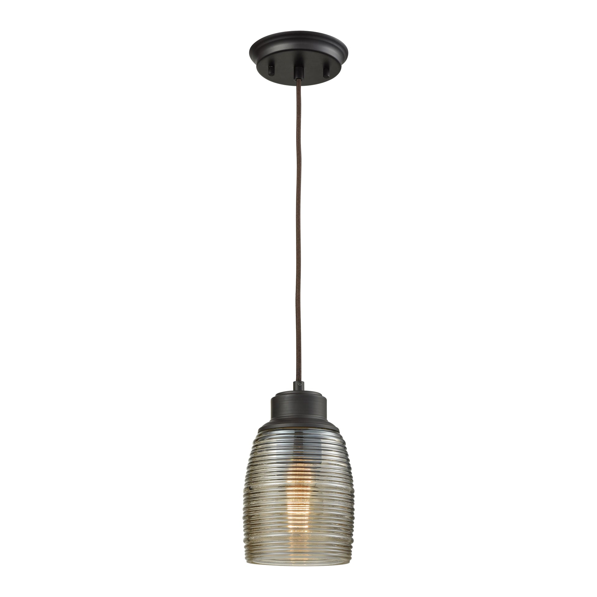 Muncie 5'' Wide 1-Light Mini Pendant - Oil Rubbed Bronze