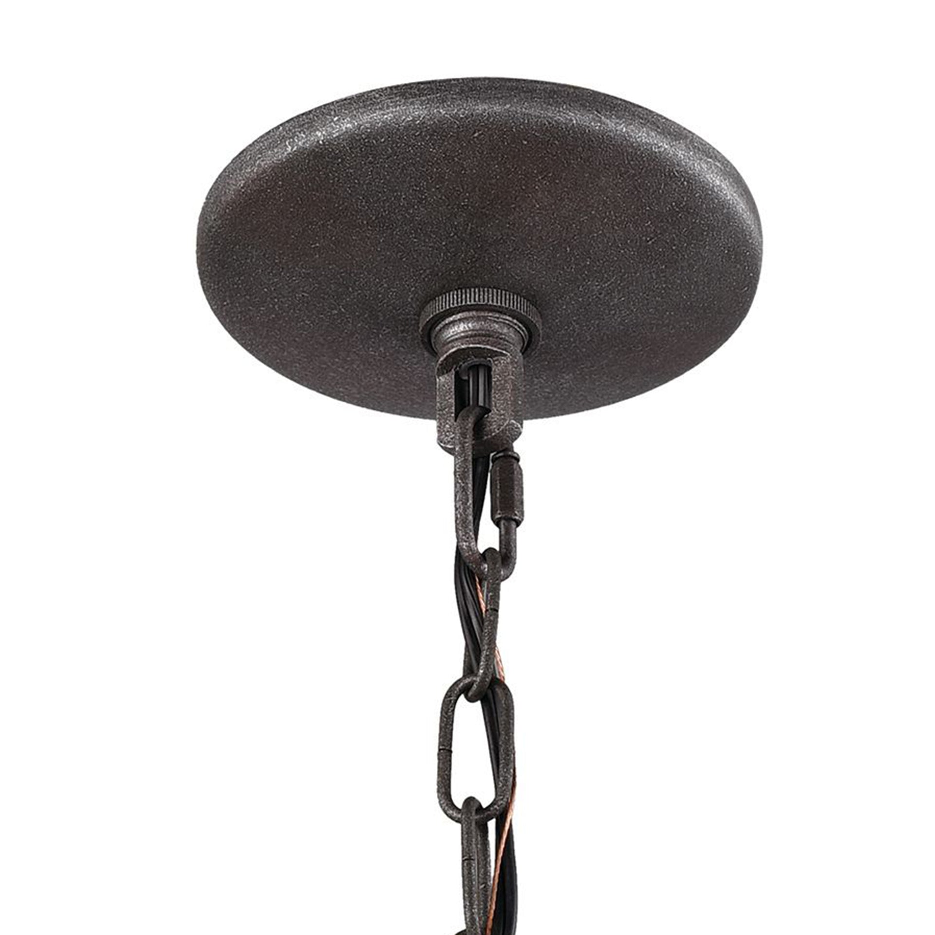 Nadina 7'' Wide 1-Light Mini Pendant - Silverdust Iron