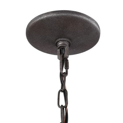 Nadina 7'' Wide 1-Light Mini Pendant - Silverdust Iron