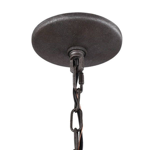 Nadina 7'' Wide 1-Light Mini Pendant - Silverdust Iron